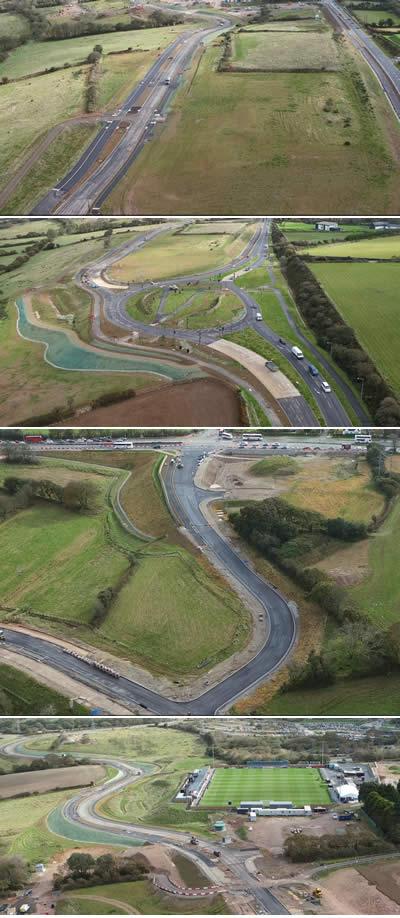 Roads in the Langarth Garden Village